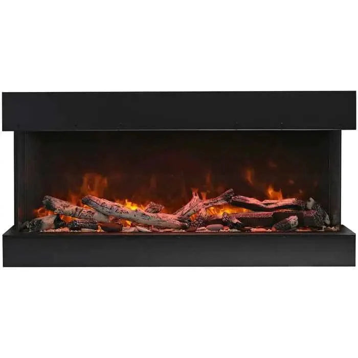 Amantii Tru-View XL 40" to 72" Deep Indoor/Outdoor 3-Sided Built-In Smart Electric Fireplace