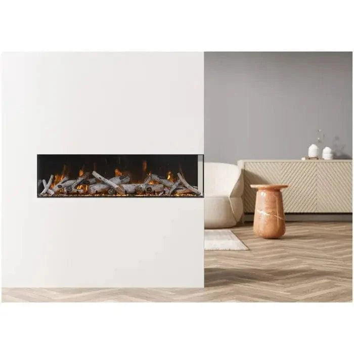 Amantii Tru-View XL 40" to 72" Deep Indoor/Outdoor 3-Sided Built-In Smart Electric Fireplace