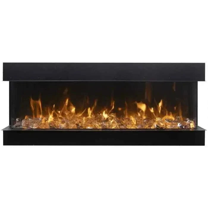 Amantii Tru-View XL 40" to 72" Deep Indoor/Outdoor 3-Sided Built-In Smart Electric Fireplace