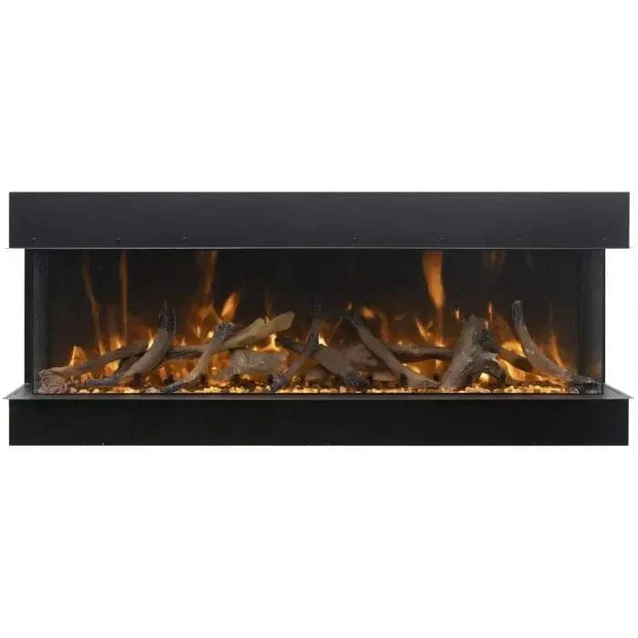 Amantii Tru View XL Extra Tall 40" to 72" 3-Sided Indoor/Outdoor Built-In Electric Fireplace