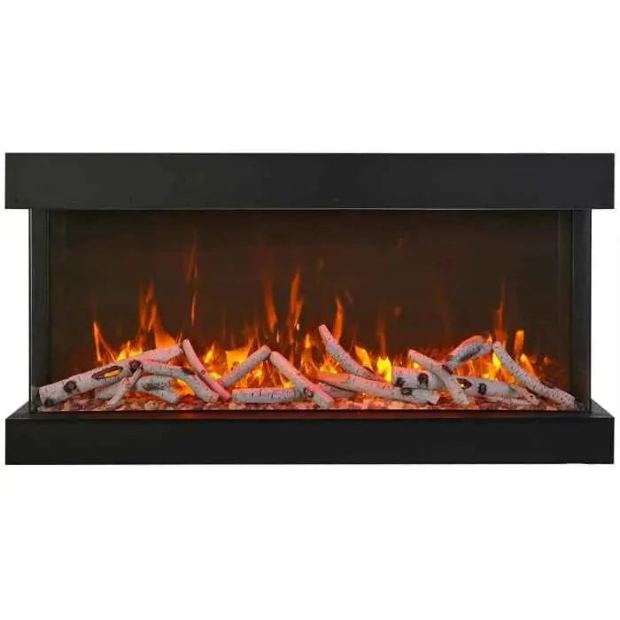 Amantii Tru View XL Extra Tall 40" to 72" 3-Sided Indoor/Outdoor Built-In Electric Fireplace