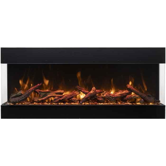 Amantii TruView Bespoke 45" to 85" 3-Sided Indoor/Outdoor Built-In Electric Fireplace