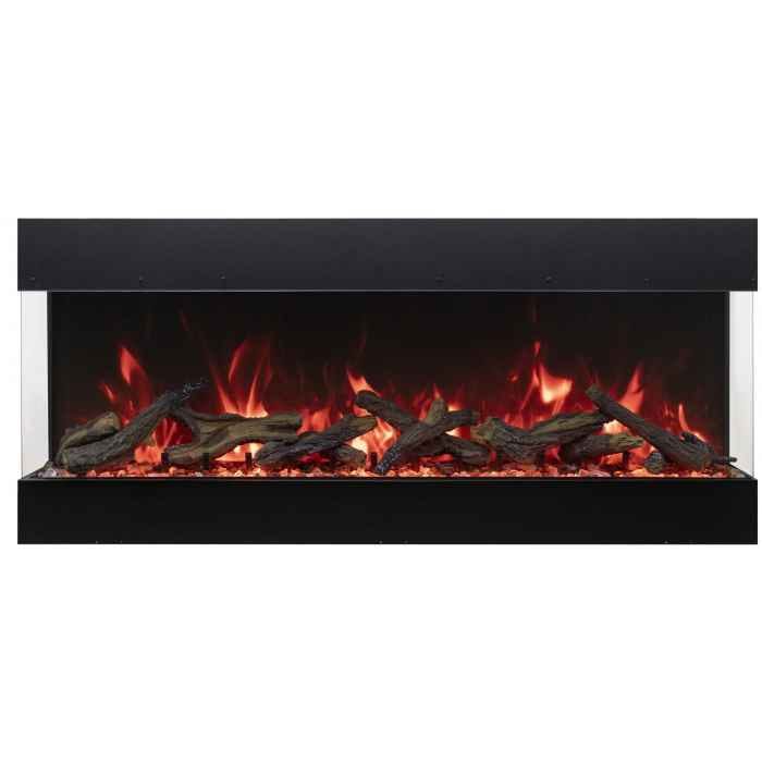 Amantii TruView Bespoke 45" to 85" 3-Sided Indoor/Outdoor Built-In Electric Fireplace