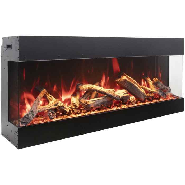 Amantii TruView Bespoke 45" to 85" 3-Sided Indoor/Outdoor Built-In Electric Fireplace