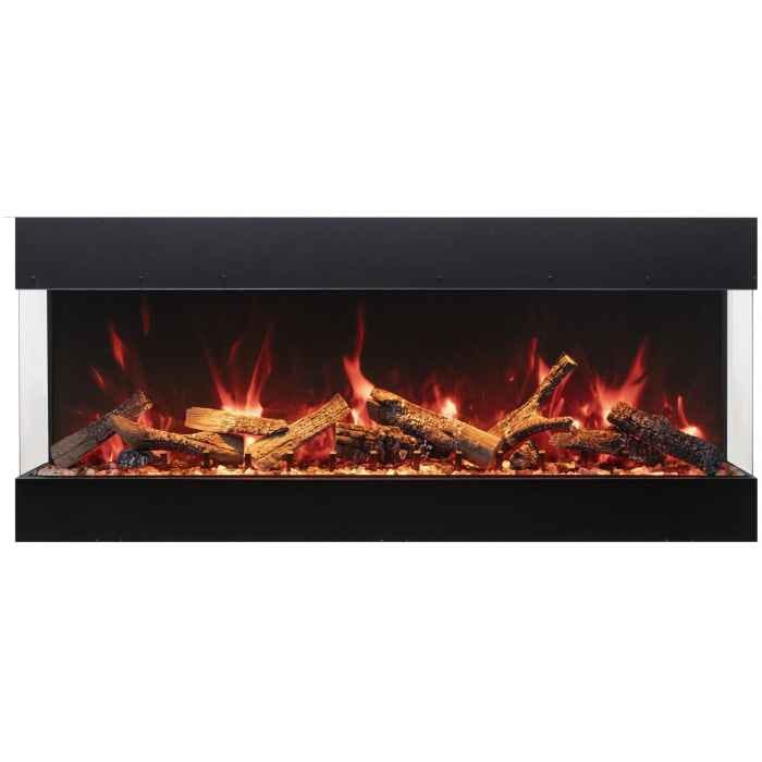 Amantii TruView Bespoke 45" to 85" 3-Sided Indoor/Outdoor Built-In Electric Fireplace