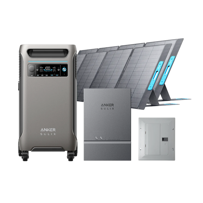 Anker SOLIX F3800 + Smart Home Power Kit + 400W Solar Panel