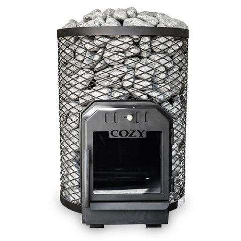 Cozy Heat O Thru-Wall 12kW Wood Burning Sauna Stove