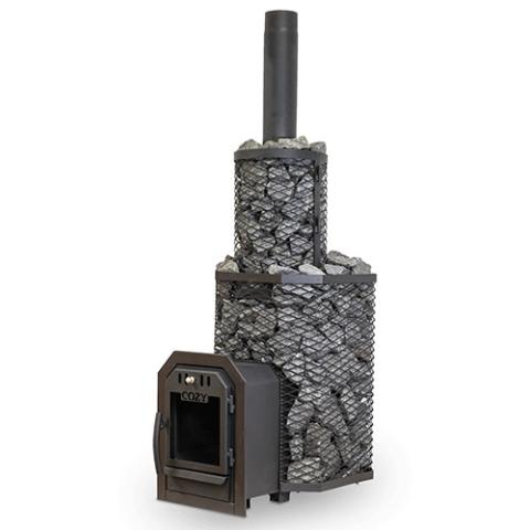 Cozy Heat Thru-Wall 18kW Wood Burning Sauna Stove