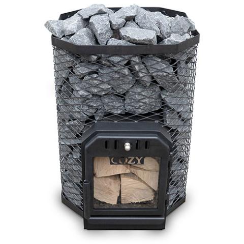 Cozy Heat Thru-Wall 18kW Wood Burning Sauna Stove