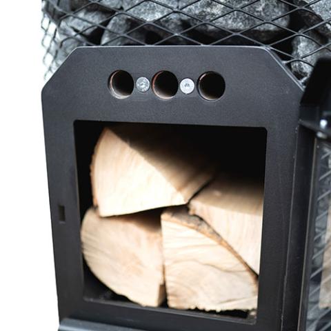 Cozy Heat Thru-Wall 18kW Wood Burning Sauna Stove