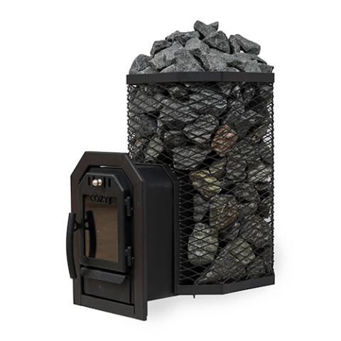 Cozy Heat Thru-Wall 12kW Wood Burning Sauna Stove