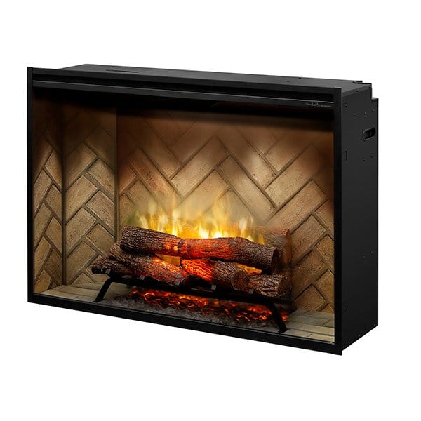 Dimplex Revillusion® 30" Built-in Electric Firebox with Glass Pane and Plug Kit