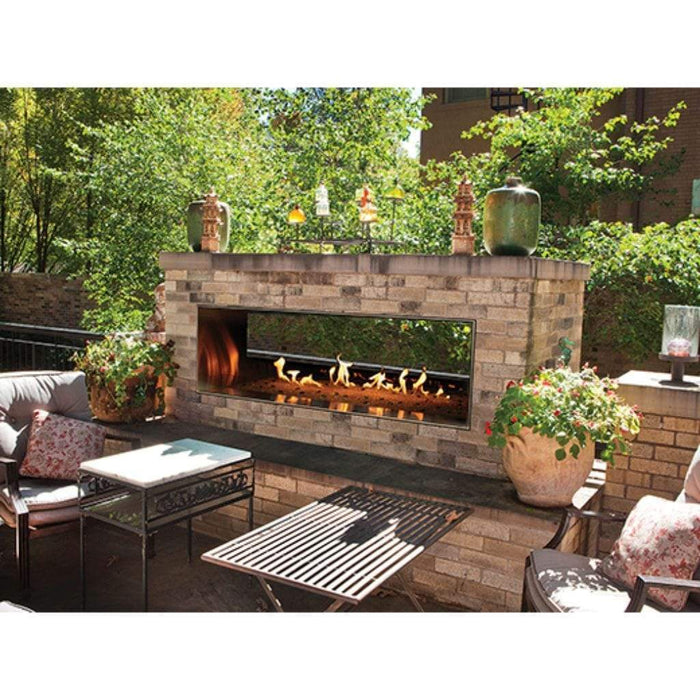 American Hearth Carol Rose 60" Outdoor Linear See-Thru Fireplace