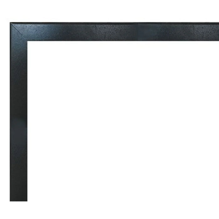 American Hearth Boulevard 60" Textured Black Beveled Window Frame