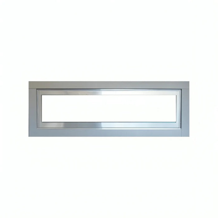 American Hearth Boulevard 60" Linear Stainless Steel Frame with Glass Window