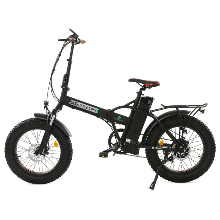 Ecotric Fat 20 Portable and Folding Fat Tire Electric Bike - Red