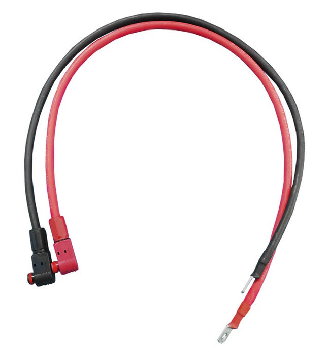 RUiXU 4AWG Cable-5/16” Lugs + Pluggable Battery Pole Connector  -Black and Red