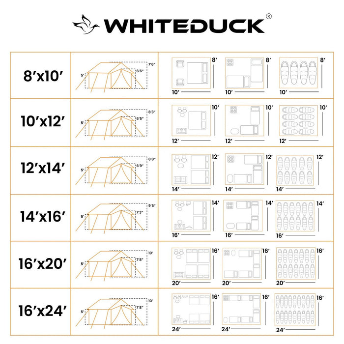 White Duck Outdoors Alpha Wall Tent