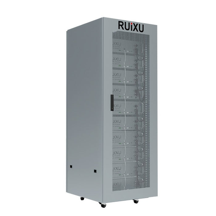 RUiXU 10 Slot Battery Cabinet | Wheels and Busbar Included | Pre-assembled