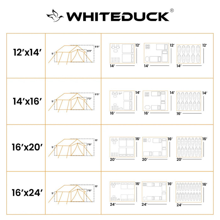 White Duck Outdoors Alpha Pro Wall Tent