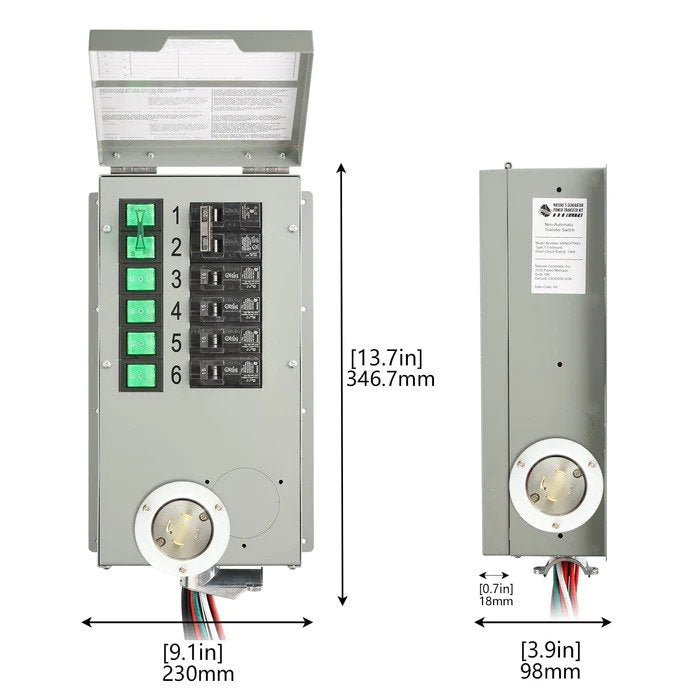 Nature's Generator Powerhouse 7200W Platinum PE System Solar Kit