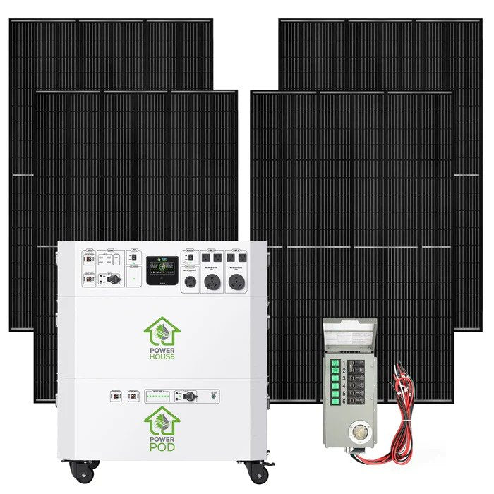 Nature's Generator Powerhouse 7200W Platinum PE System Solar Kit