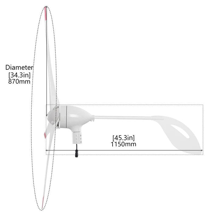 Nature's Generator Powerhouse Wind Turbine