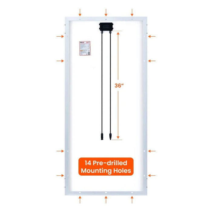 Rich Solar Mega 200 Watt Monocrystalline Solar Panel | Best 24V Panel for RVs and Off-Grid