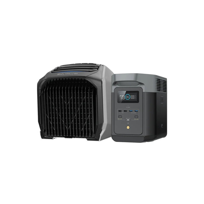 EcoFlow WAVE 2 Portable Air Conditioner + DELTA 2 Portable Power Station Solar Generator + XT150