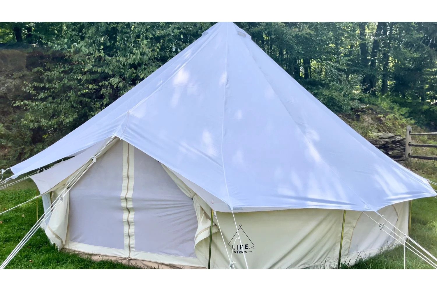Life InTents Bell Tent Fly Cover Shield | 19.5' (6M)