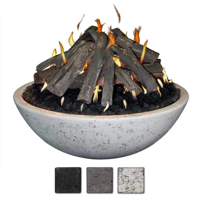 Grand Canyon 48" x 16" Tee-Pee Gas Burner Fire Pit Bowl