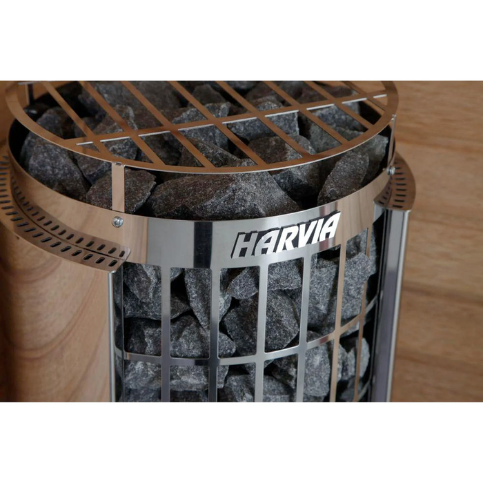 Harvia Cilindro PC80 8kW 240V 1PH Stainless Steel Sauna Heater