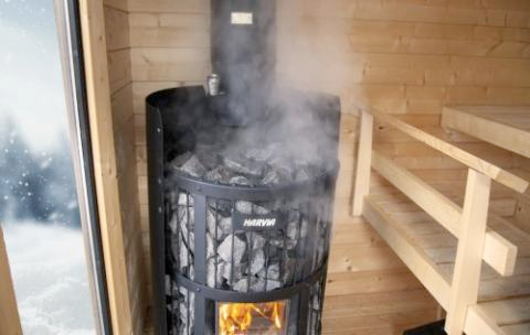 Harvia Legend 240 GreenFlame 15.9kW Wood Sauna Stove