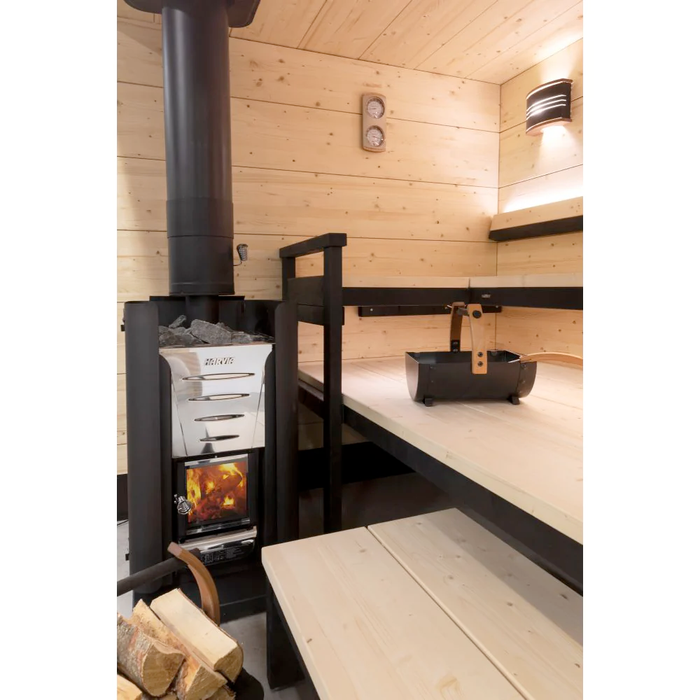 Harvia Pro 20 ES 24.1kW Wood-Burning Sauna Stove with Water Tank