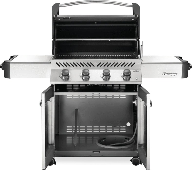 Napoleon Prestige 500 RSIB Black Gas Grill with Infrared Side & Rear Burners