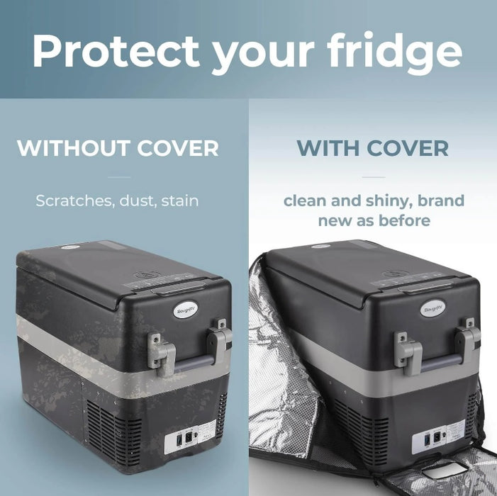 BougeRV 12V 42 Quart (40L) Portable Car Fridge Cover