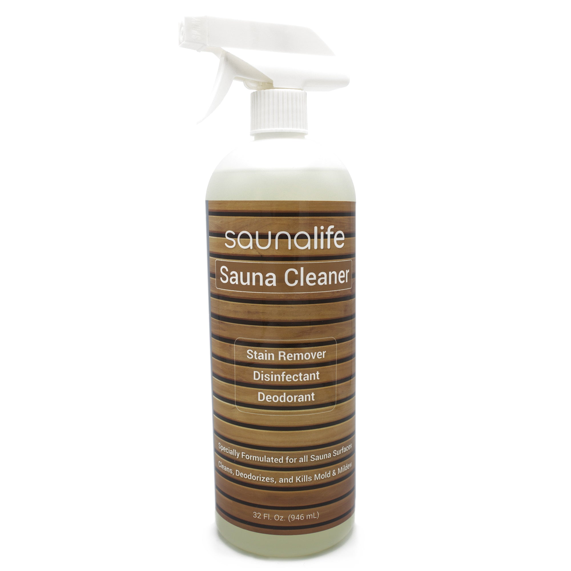 SaunaLife Sauna Cleaner, Sauna Wood Cleaner, Disinfectant, and Deodorizer