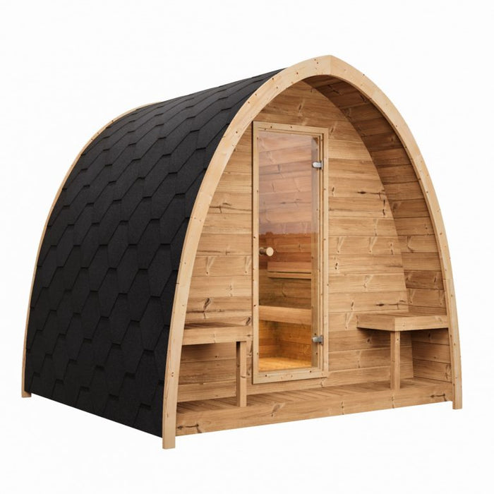 SaunaLife Model G3 Outdoor Home Sauna | 6 Persons