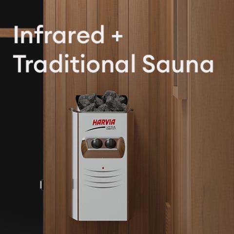 Finnmark FD-4 Trinity Infrared & Steam Sauna | 2 Person