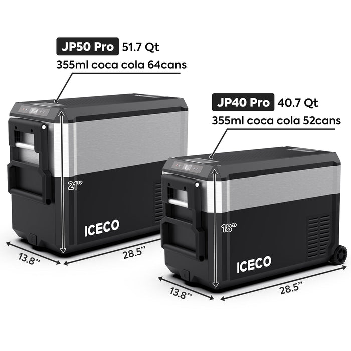 JPPro Series 40/50L Wheeled Portable Freezer | ICECO-Portable Fridge-www.icecofreezer.com